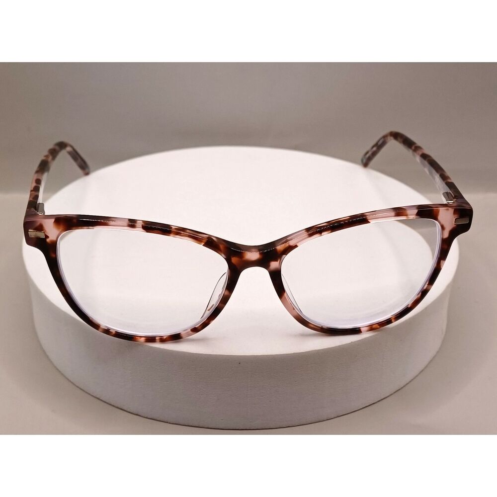 ZENNI Pink Tortoiseshell 50319 Eyeglasses 54-15-138 Full Rim Cat Eye Frames